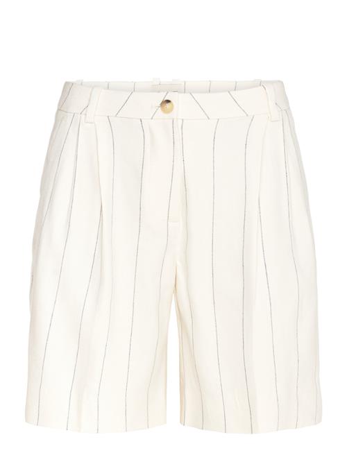 Pinstripe Linen Shorts GANT White