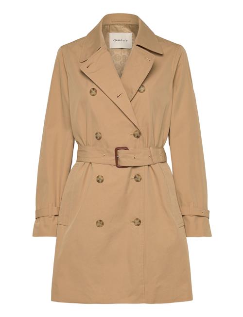 Cotton Trench Coat GANT Brown