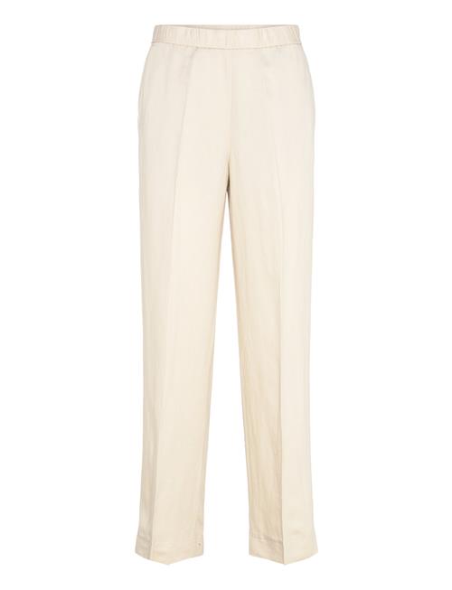 Linen Blend Pull On Pants GANT Beige