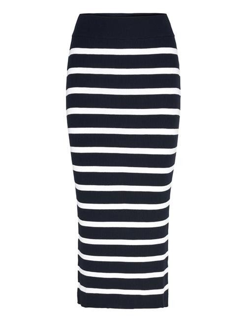 Striped Thin Knit Skirt GANT Navy