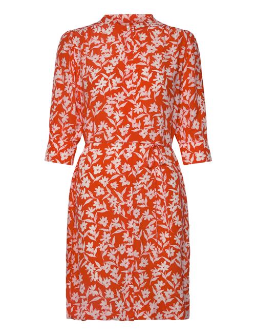 Reg Floral Print Ss Shirt Dress GANT Red