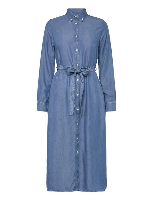 Reg Chambray Shirt Dress GANT Blue