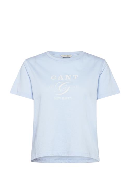 Reg Graphic Ss T-Shirt GANT Blue