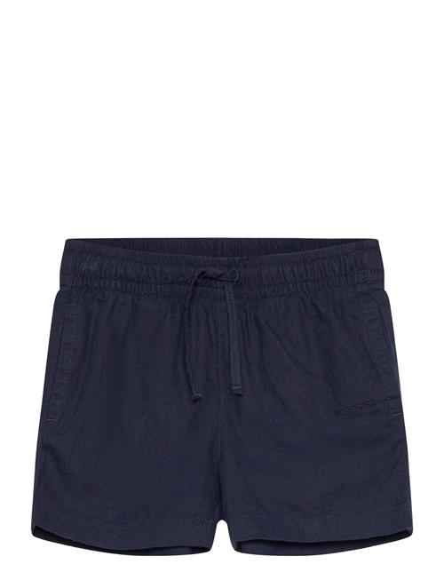 Cotton Linen Shorts GANT Navy