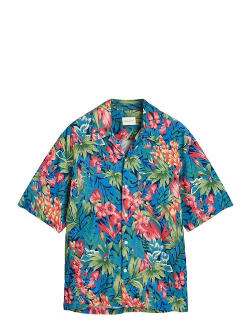Rel Tropical Print Ss Shirt GANT Patterned