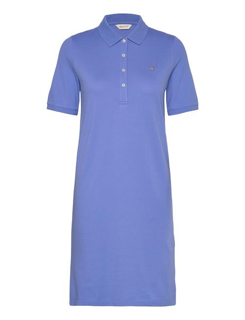Shield Ss Pique Polo Dress GANT Blue