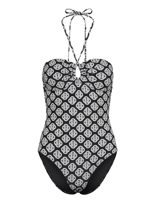 Monogram Print Swimsuit GANT Black