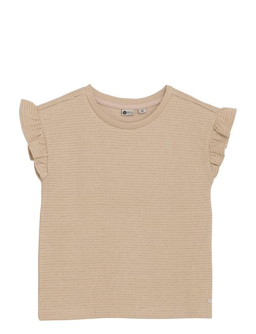 T-Shirt Glitter Stripe Daily 7 Beige