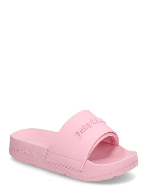 Se Breanna Stacked Slide Juicy Couture Pink ved Booztlet