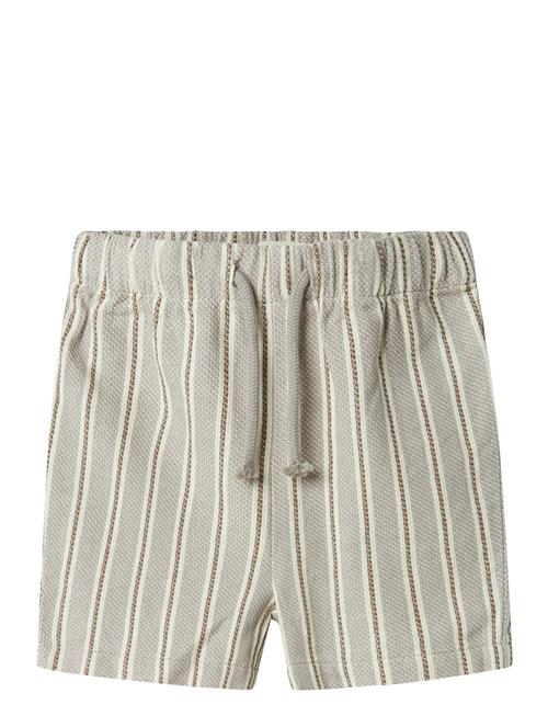 Nmmfrede Stripe Loose Shorts Lil Lil'Atelier Beige