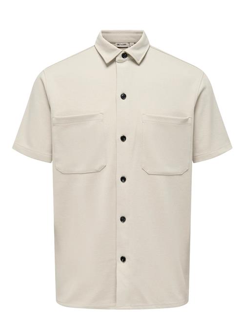 Onsnewkodyl Reg Ss Shirt ONLY & SONS Cream