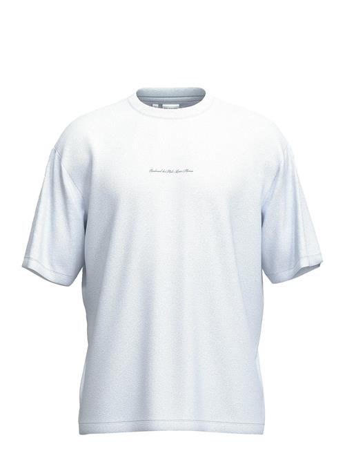 Slhlooseoscar Graphic Ss O-Neck Tee Selected Homme White