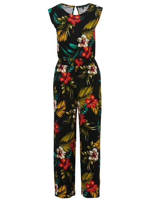 KOROSHI Jumpsuit  grøn / oliven / brandrød / sort