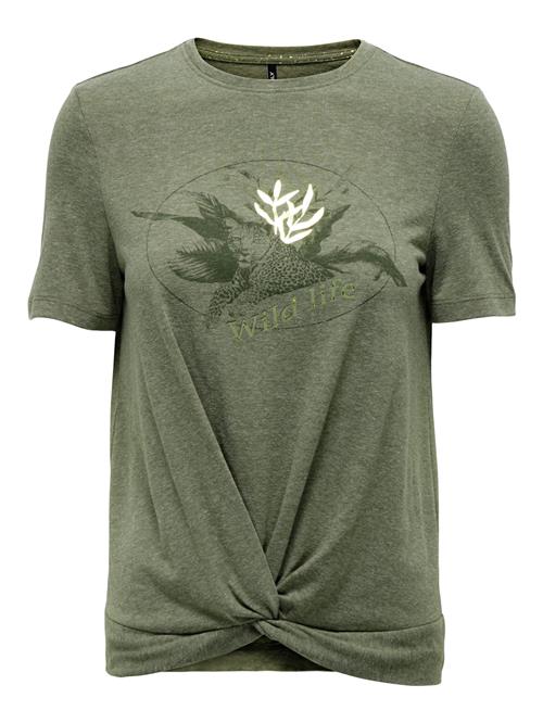 ONLY Shirts 'ONLCarriee'  grøn / grøn-meleret / hvid