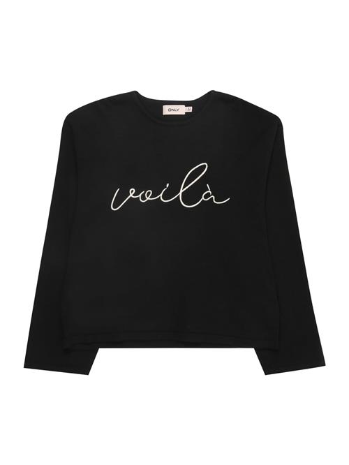 ONLY GIRLS Pullover 'KOGIBI'  sort / hvid