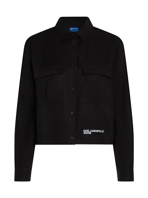 Se KARL LAGERFELD JEANS Bluse  sort ved About You
