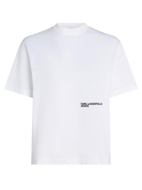 KARL LAGERFELD JEANS Shirts  blå / pink / sort / hvid