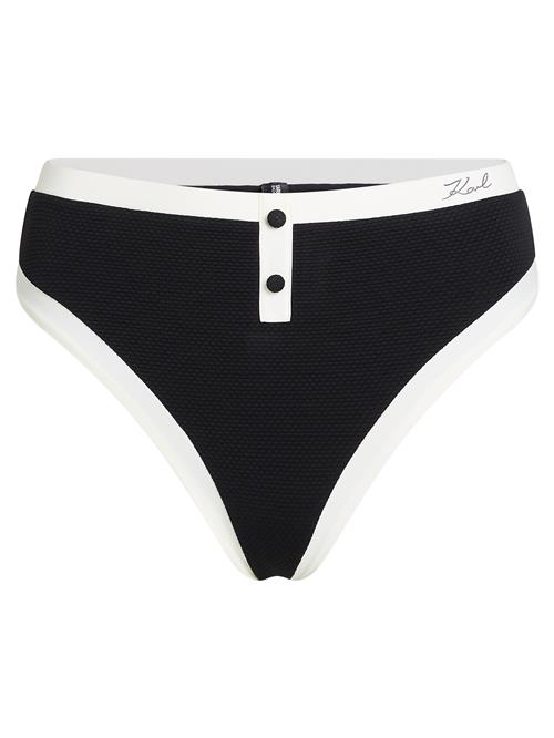 Karl Lagerfeld Bikinitrusse  sort / hvid