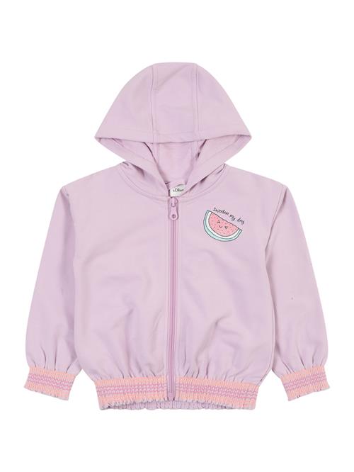 s.Oliver Sweatjakke  mint / lavendel / lyserød / sort