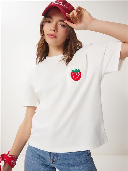 Happiness Istanbul Shirts  ecru / grøn / blodrød