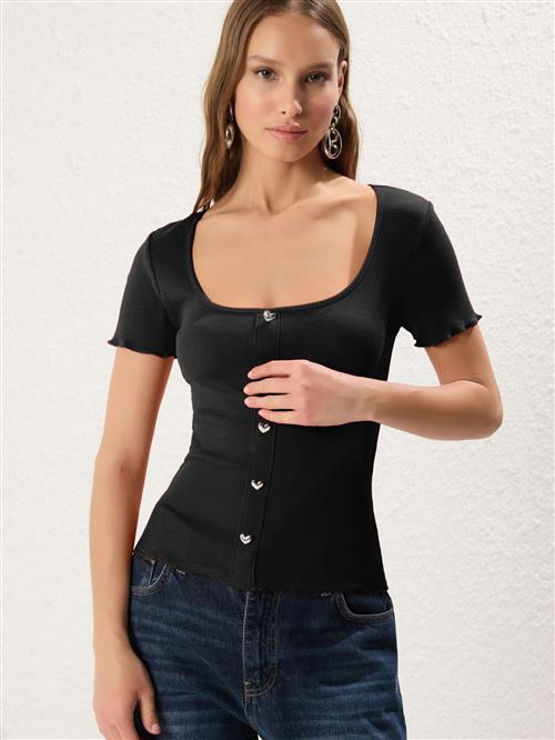 Trendyol Shirts  sort / sølv