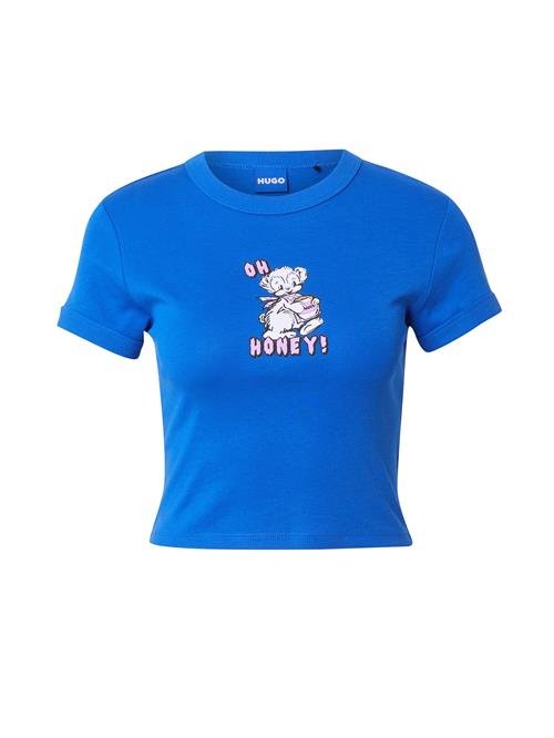 HUGO Shirts 'Dalia'  blå / lyselilla / sort / hvid