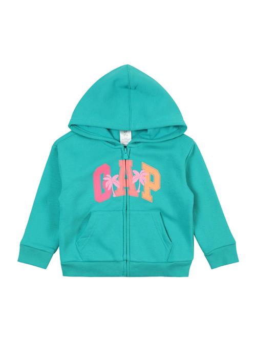 GAP Sweatjakke  turkis / orange / koral / pink