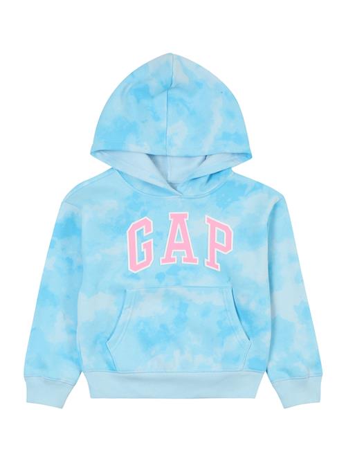 GAP Sweatshirt 'HERITAGE'  neonblå / lyseblå / lys pink / hvid