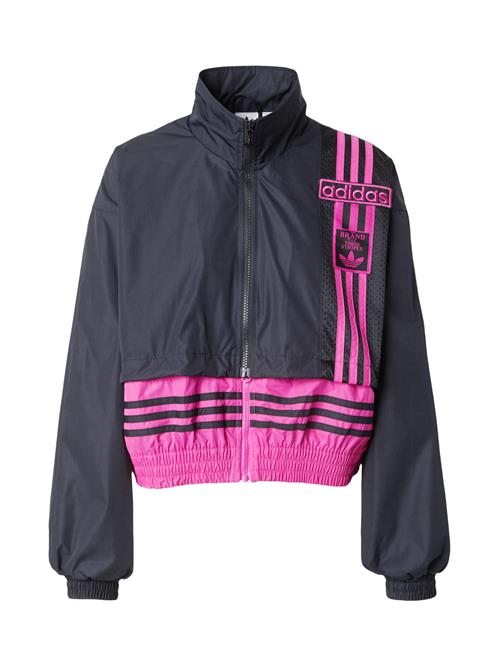 ADIDAS ORIGINALS Overgangsjakke  fuchsia / sort
