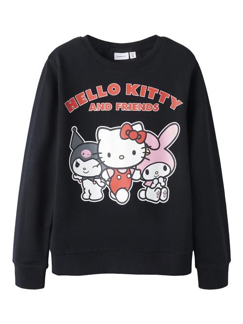 NAME IT Sweatshirt 'Hello Kitty'  lyserød / rød / sort / hvid