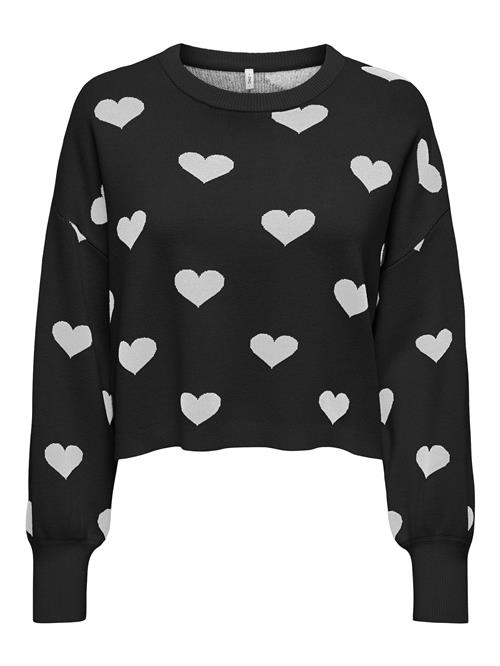 ONLY Pullover 'ONLMONTANA'  sort / hvid