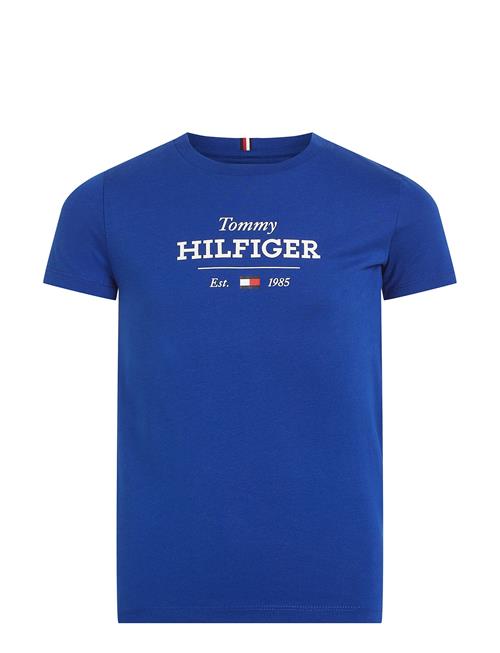 Monotype 1985 Reg Tee Ss Tommy Hilfiger Blue