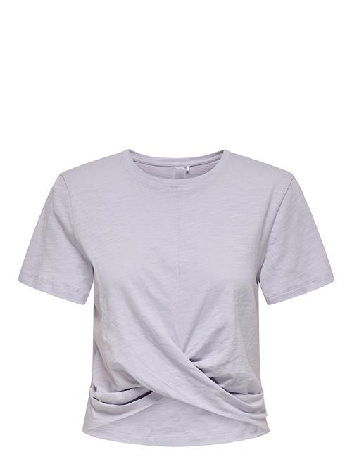 Onpcute On Ss Crop Knot Jrs Top Only Play Purple