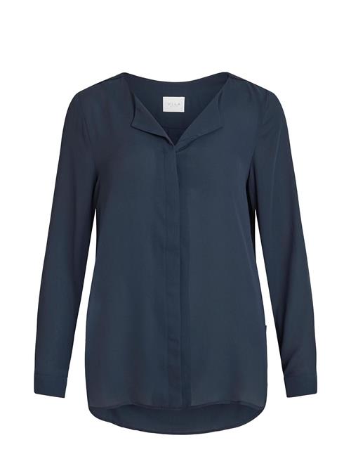 Vilucy L/S Shirt - Noos Vila Blue