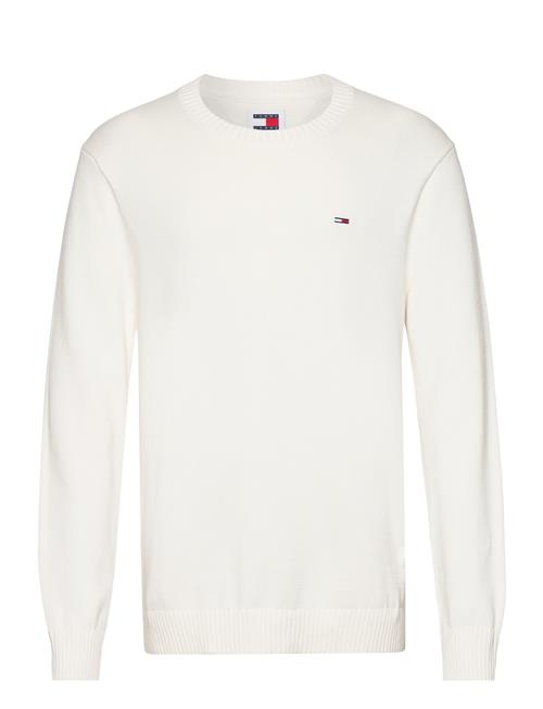 Tjm Slim Essntls C-Neck Sweater Tommy Jeans White