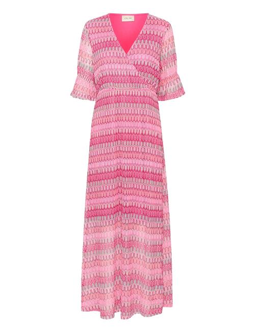 Crcova Long Dress Cream Pink
