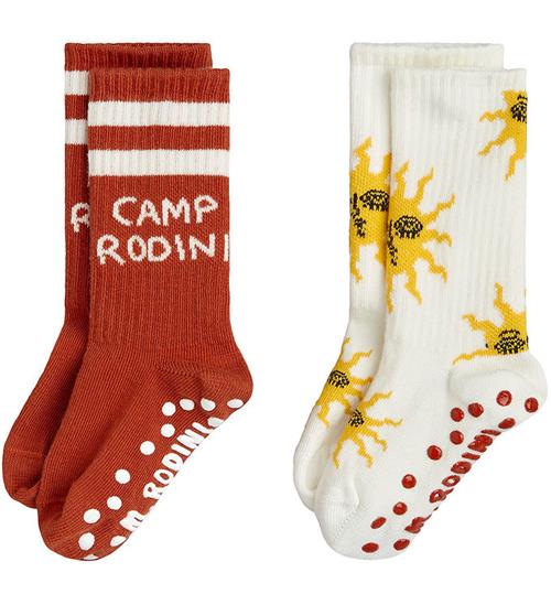 Mini Rodini Strømper - 2-pak - Sun - Multi