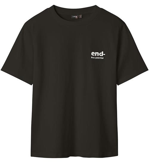 LMTD T-Shirt - NlmBend - Pirate Black/Bight White