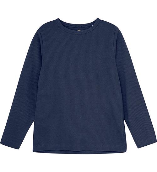 En Fant Bluse - Rib - Indigo Blue