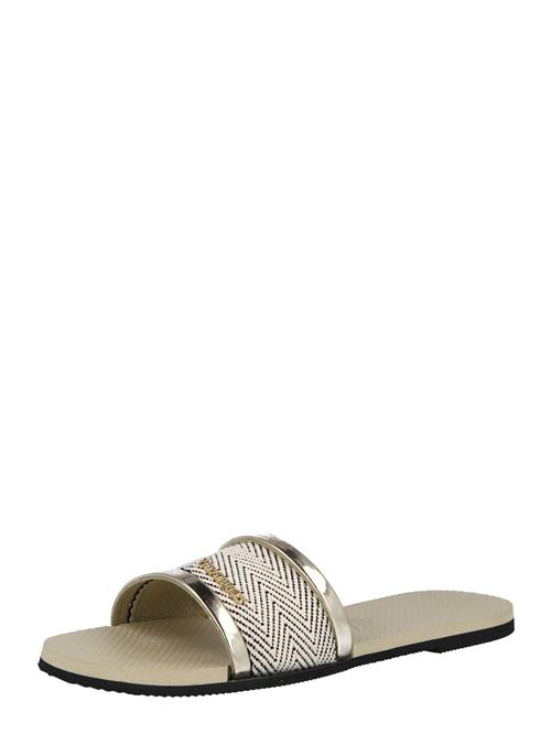 HAVAIANAS Pantoletter 'You Trancoso'  lysegrå / sort / sølv