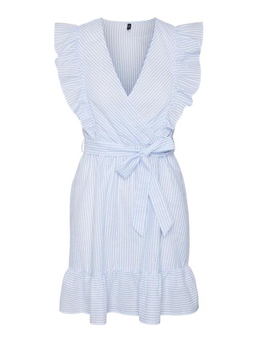 VERO MODA Kjole 'Millie'  lyseblå / hvid