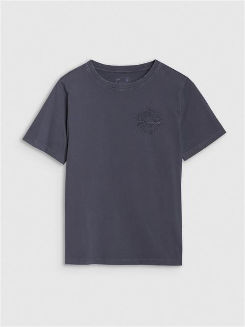 4F Funktionsbluse  grafit / sort