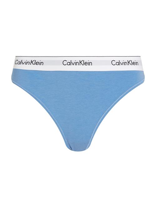 Calvin Klein Underwear Plus String  lyseblå / sort / hvid