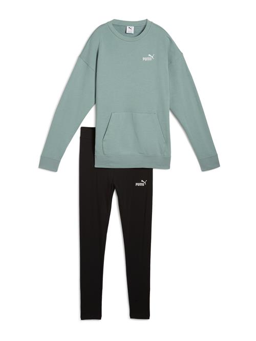 PUMA Træningsdragt  pastelgrøn / sort / hvid