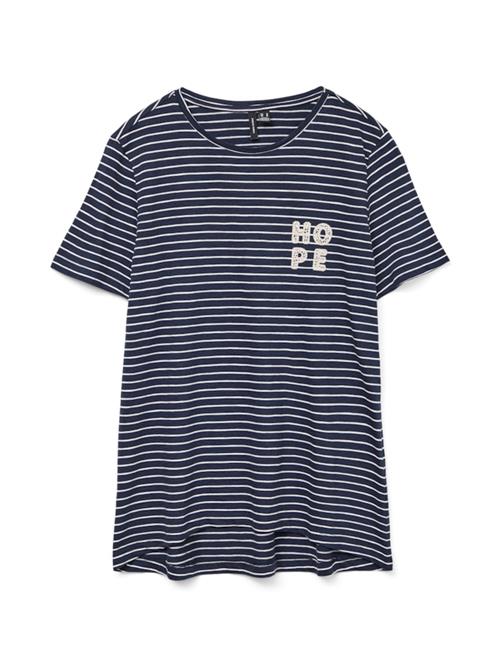 VERO MODA Shirts 'VMSIMONE SIF'  navy / hvid