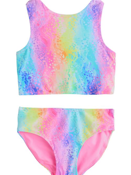 Next Bikini  lyseblå / kiwi / mørkeorange / pink