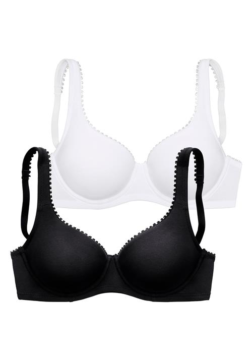 PETITE FLEUR BH  sort / hvid