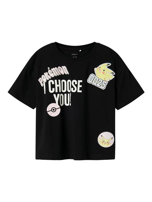NAME IT Bluser & t-shirts 'NKFMorana Pokemon'  gul / lyserød / sort / hvid