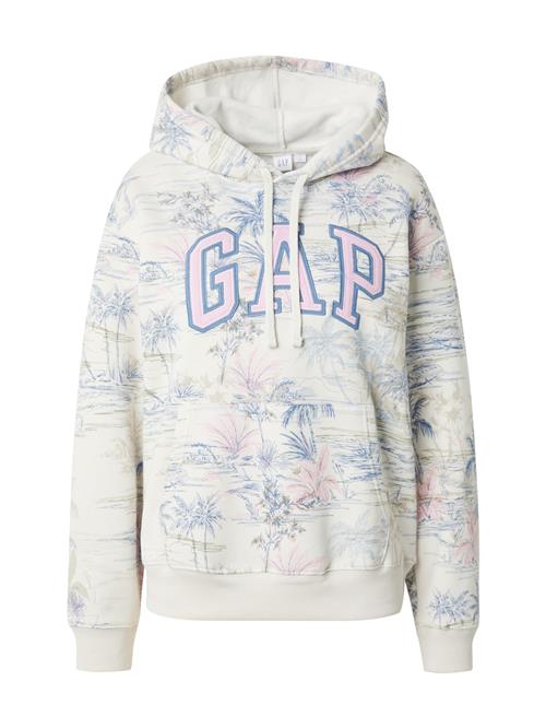 GAP Sweatshirt 'HERITAGE'  himmelblå / grøn / lyserød / naturhvid