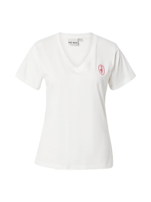 ICHI Shirts 'IHKAMILLE'  creme / lyserød / rød